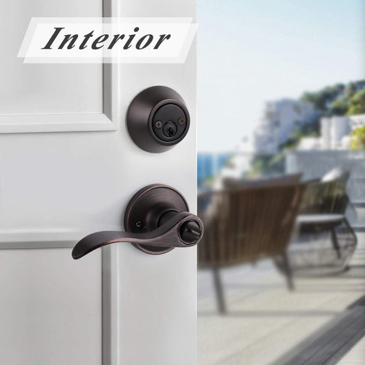 Entry Door Lever and Double Cylinder Deadbolts