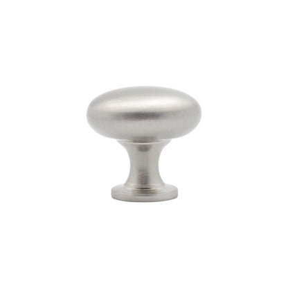 5 Pack Solid Round Cabinet Knobs 1 1/5" - Brushed Nickel Finish PS3910BSN