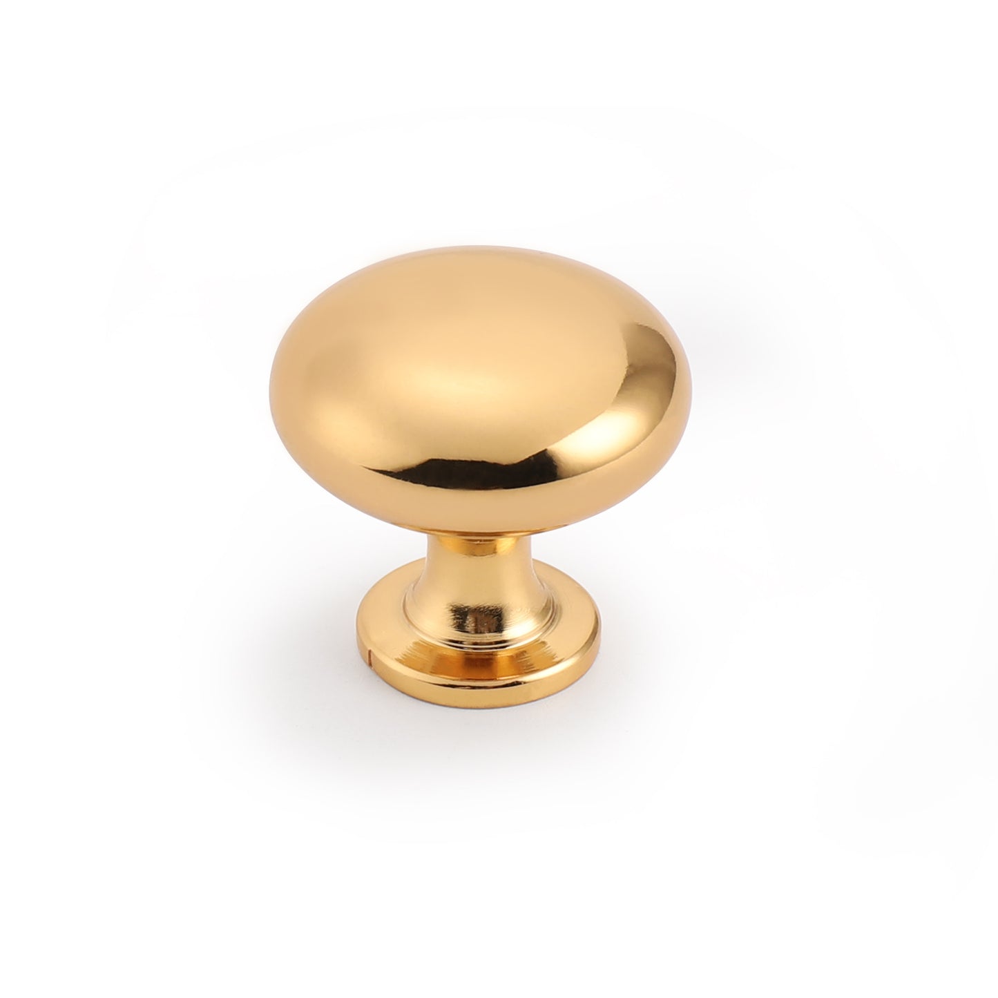 Solid Round Cabinet Knobs 1 1/5" - Gold Finish PS3910GD