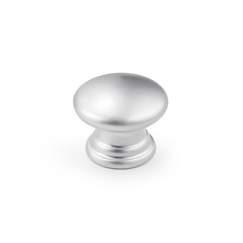 Probrico Single Hole Silver Grey Cabinet Knobs Modern Pulls for Kitchen Cabinet Doors, Dresser Drawers, Bathroom Vanity, Nightstands & Closets