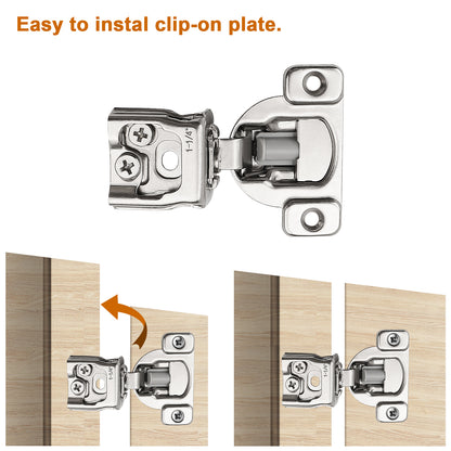 Probrico 1 Pair (2 Pack) 105 Degree Corner Cabinet Door Hinges CHM36H1-1-4-1pair