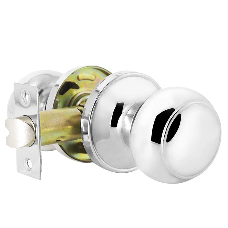 Probrico Polished Chrome Door Knob Keyed Alike/Entry Keyed/Privacy/Passage Door Lock DL609PC - Probrico