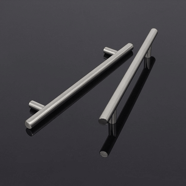 Probrico Brushed Nickel Finish One Hole Kitchen Cabinet Handles Stainless  Steel Pulls 30packs