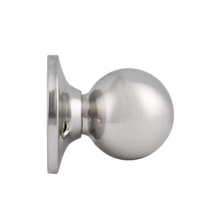 Round Door Knob Satin Nickel Finish Single Dummy Door Knob DL5766SNDM -  Probrico