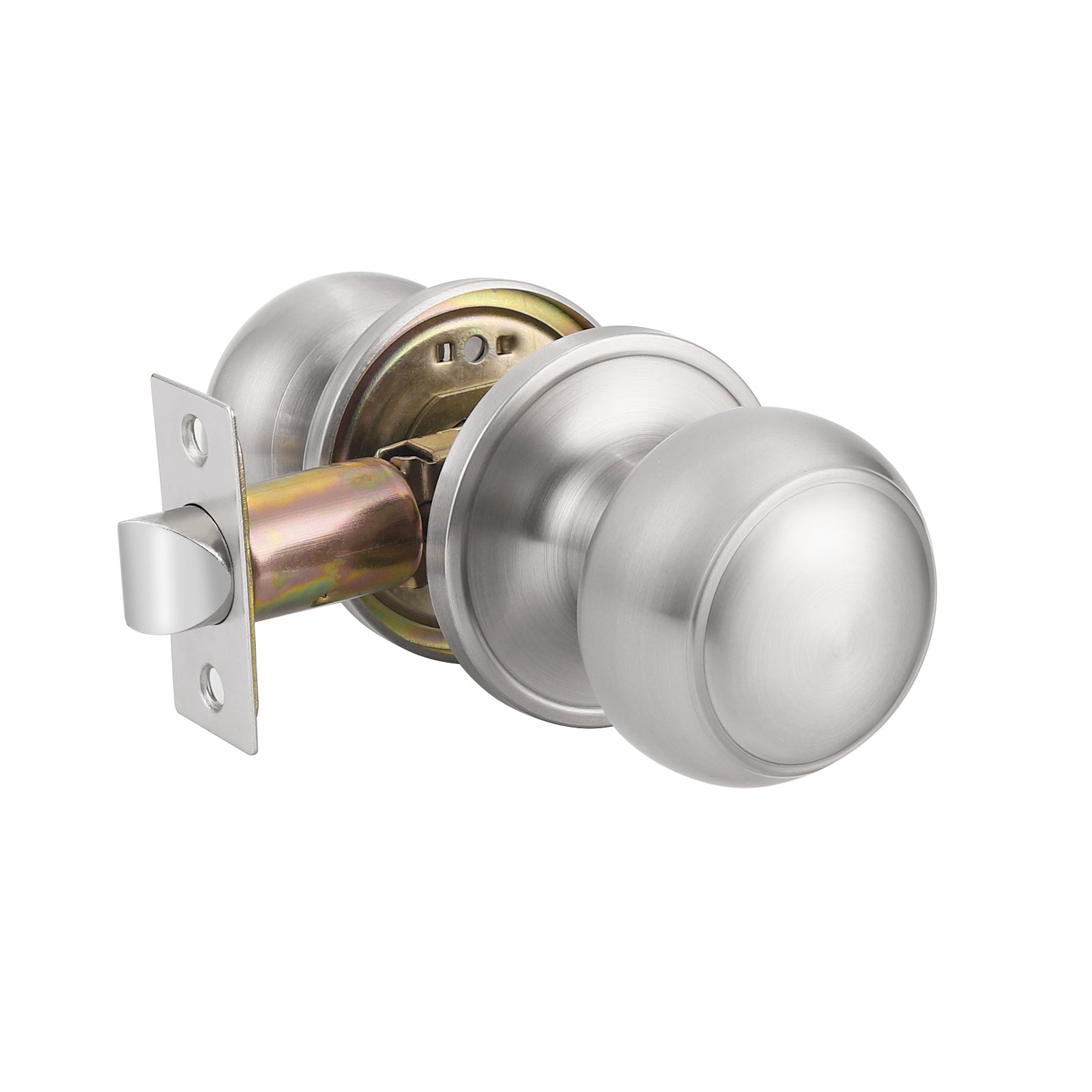 Interior Door Lock Brushed Nickel Finish Keyed Entrance/Privacy/Passage/Dummy Door Knobs DL609SN - Probrico