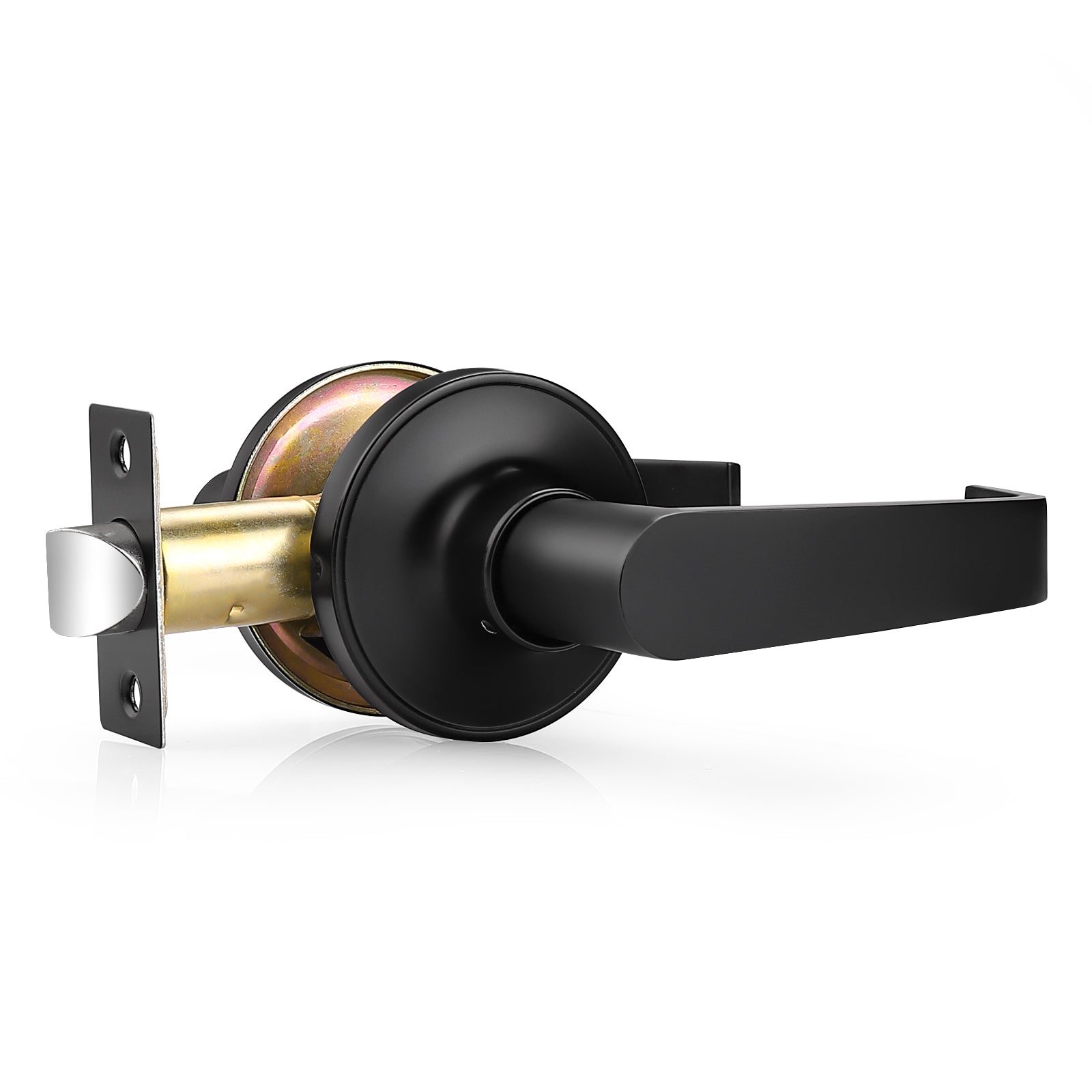 Probrico Black Privacy/Passage Door Lever Function Door Lever Lock DL850ABK - Probrico