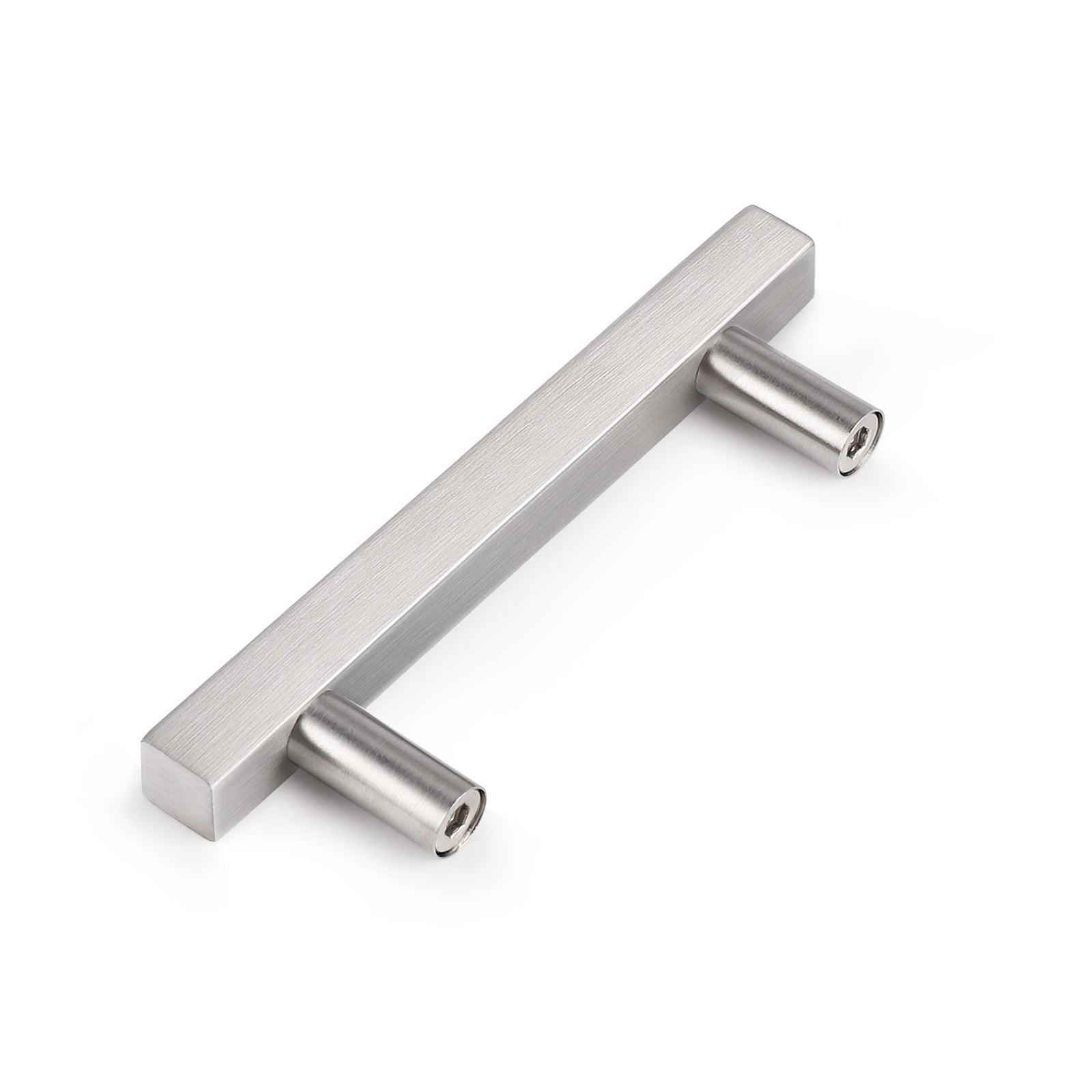 Stainless Steel Cabinet Pulls 2"-10" Hole Centers Square T Bar Handles and Knobs - Probrico