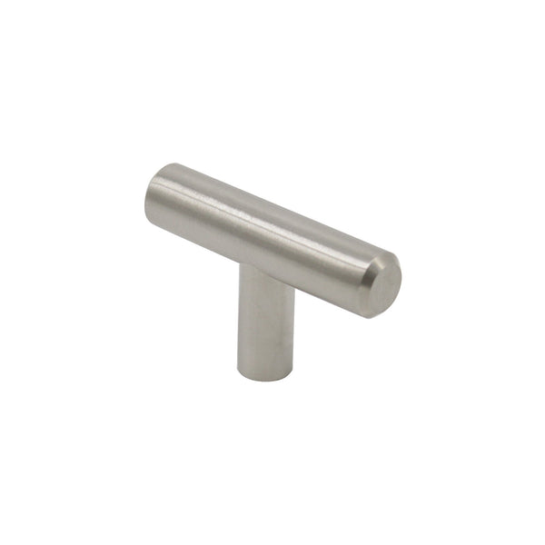 Probrico Brushed Nickel Finish One Hole Kitchen Cabinet Handles Stainless  Steel Pulls 30packs